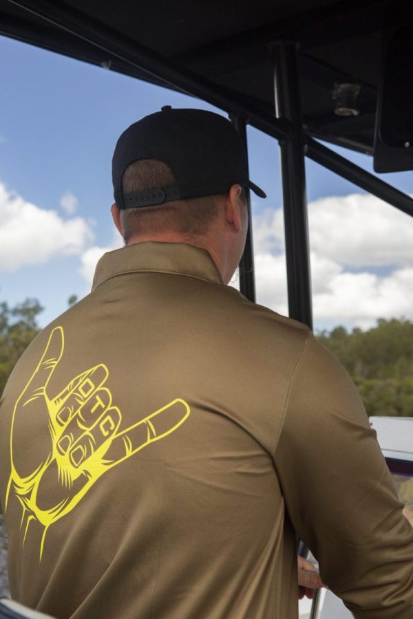 original 5 Fishing and lifestyle clothing. On The Chew <ul class="mybullet"> <li>Custom polyester blend for total comfort</li> <li>Soft & smooth 4-way stretch</li> <li>Ventilated for ultimate breathability</li> <li>Moisture wicking & fast drying</li> <li>UPF 50+ sun protection with collar</li> <li>Please note that due to variations amongst screens and photo lighting, actual colours may vary</li> </ul> <p style="text-align: center;">[button size="medium" style="secondary" text="click to get shaka jersey in aqua" link="https://onthechew.com.au/product/munros-shaka-jersey/"]</p> $59.99