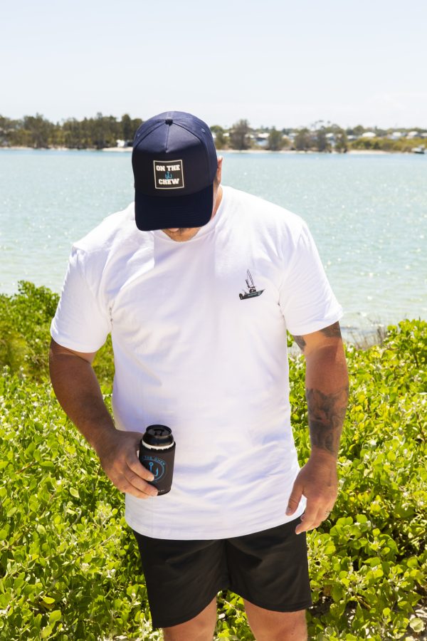281A8047 scaled Fishing and lifestyle clothing. On The Chew <p style="text-align: center;">[button size="medium" style="secondary" text="click to get it in black" link="https://onthechew.com.au/product/in-the-box-patch-snapback-black/"]</p> $34.99