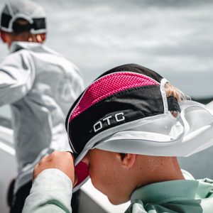 OTC HAT AND T 12 Fishing and lifestyle clothing. On The Chew REMOVABLE BACK FLAP ADJUSTABLE VELCRO STRAP ONE SIZE FITS MOST ELASTIC ON ADJUSTMENT FOR COMFORT WATERPROOF FAST DRYING 100% POLYESTER $39.99
