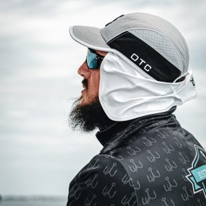 OTC HAT AND T 19 Fishing and lifestyle clothing. On The Chew REMOVABLE BACK FLAP ADJUSTABLE VELCRO STRAP ONE SIZE FITS MOST ELASTIC ON ADJUSTMENT FOR COMFORT WATERPROOF FAST DRYING 100% POLYESTER $39.99