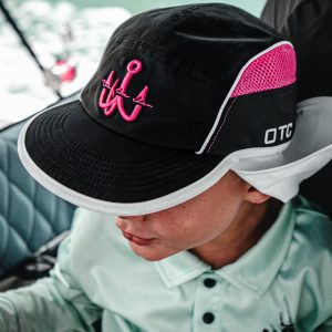 OTC HAT AND T 3 Fishing and lifestyle clothing. On The Chew REMOVABLE BACK FLAP ADJUSTABLE VELCRO STRAP ONE SIZE FITS MOST ELASTIC ON ADJUSTMENT FOR COMFORT WATERPROOF FAST DRYING 100% POLYESTER $39.99