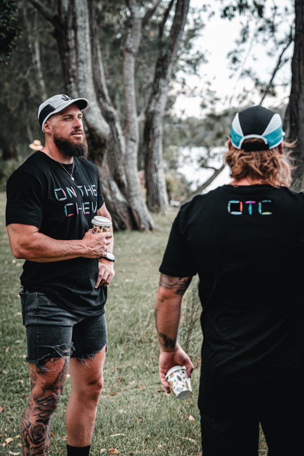 OTC HAT AND T 31 scaled Fishing and lifestyle clothing. On The Chew CUSTOM MATERIAL BLEND ACTIVE FIT (LONGER TEE) $44.99