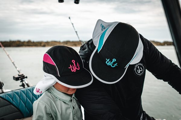 OTC HAT AND T 5 scaled Fishing and lifestyle clothing. On The Chew REMOVABLE BACK FLAP ADJUSTABLE VELCRO STRAP ONE SIZE FITS MOST ELASTIC ON ADJUSTMENT FOR COMFORT WATERPROOF FAST DRYING 100% POLYESTER $39.99